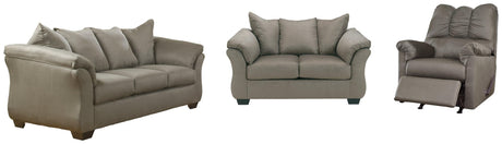 Darcy Cobblestone sofa in contemporary living room