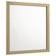 Hendricks light oak dresser mirror front view