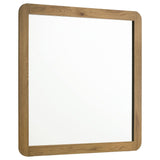 Bennett Bedroom Dresser Mirror Light Oak front view