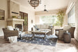 Beachcroft beige outdoor sofa set front view
