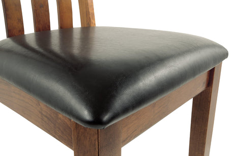 Ralene Medium Brown 2-Piece Dining Room Chair angled view