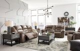 Stoneland Fossil power reclining sofa front view