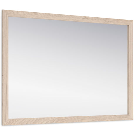 Cadmori tan bedroom mirror front view