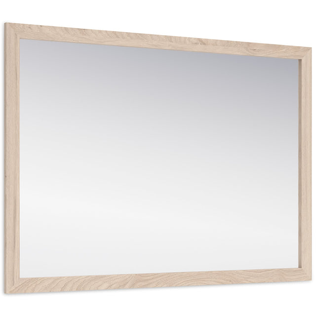 Cadmori tan bedroom mirror front view