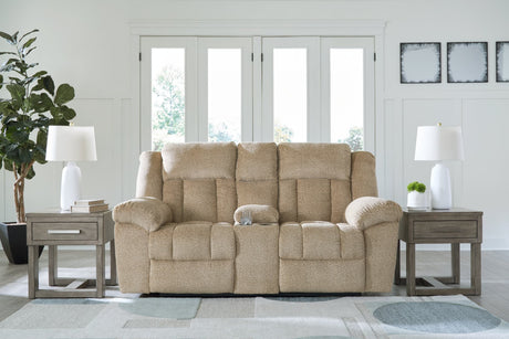 Tip-Off Wheat Chenille Power Reclining Loveseat front view