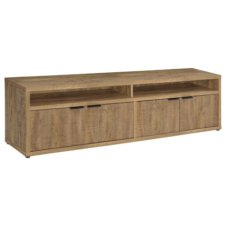 Sentnor 79-inch mango engineered wood TV stand front view