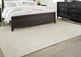 Varahill Gray Ivory Large Rug full front view
