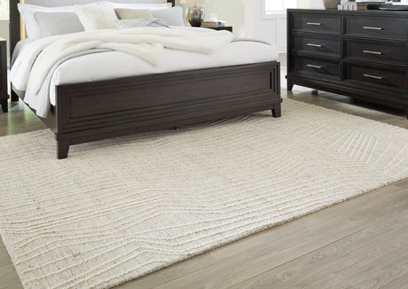Varahill Gray Ivory Large Rug full front view