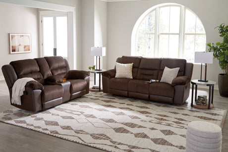 Brettler beige and brown extra large rectangle rug laid flat, showing geometric pattern