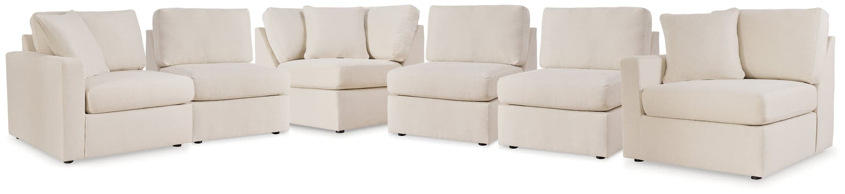 main view of Modmax Oyster 6-Piece Sectional sofa