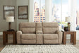 Next-Gen DuraPella Sand 3-Piece Power Reclining Sectional Loveseat front view