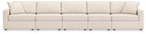 Front view of Modmax Oyster 5-Piece contemporary sectional sofa