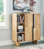 Kierwell Natural Accent Cabinet front view closed