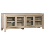 Solano 71-inch 2-door TV Stand Media Console Weathered Mango front view