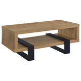 Dinard Mango Engineered Wood Coffee Table front view