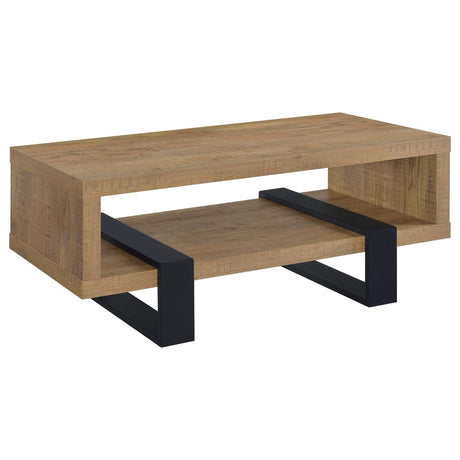 Dinard Mango Engineered Wood Coffee Table front view