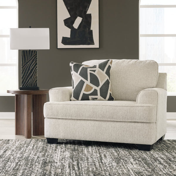 Heartcort Quartz Chenille Oversized Chair front angle