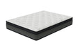 Icetech Twin Mattress with white, gray, and black modern memory foam and Euro top