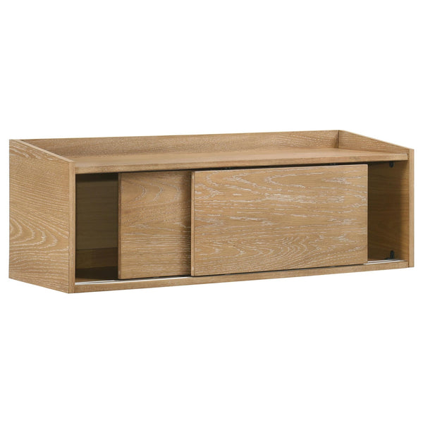 Fabian Bookshelf Bridge with cubbies overhead front view