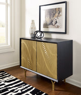 Tayner Accent Cabinet closed front view