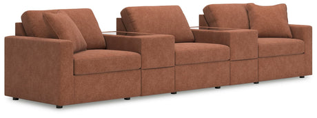 Main view of Modmax Spice Nuvella® 5-Piece Sectional sofa
