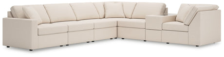 Modmax Oyster Nuvella® 7-Piece Sectional Sofa main view