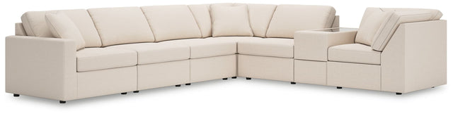 Modmax Oyster Nuvella® 7-Piece Sectional Sofa main view