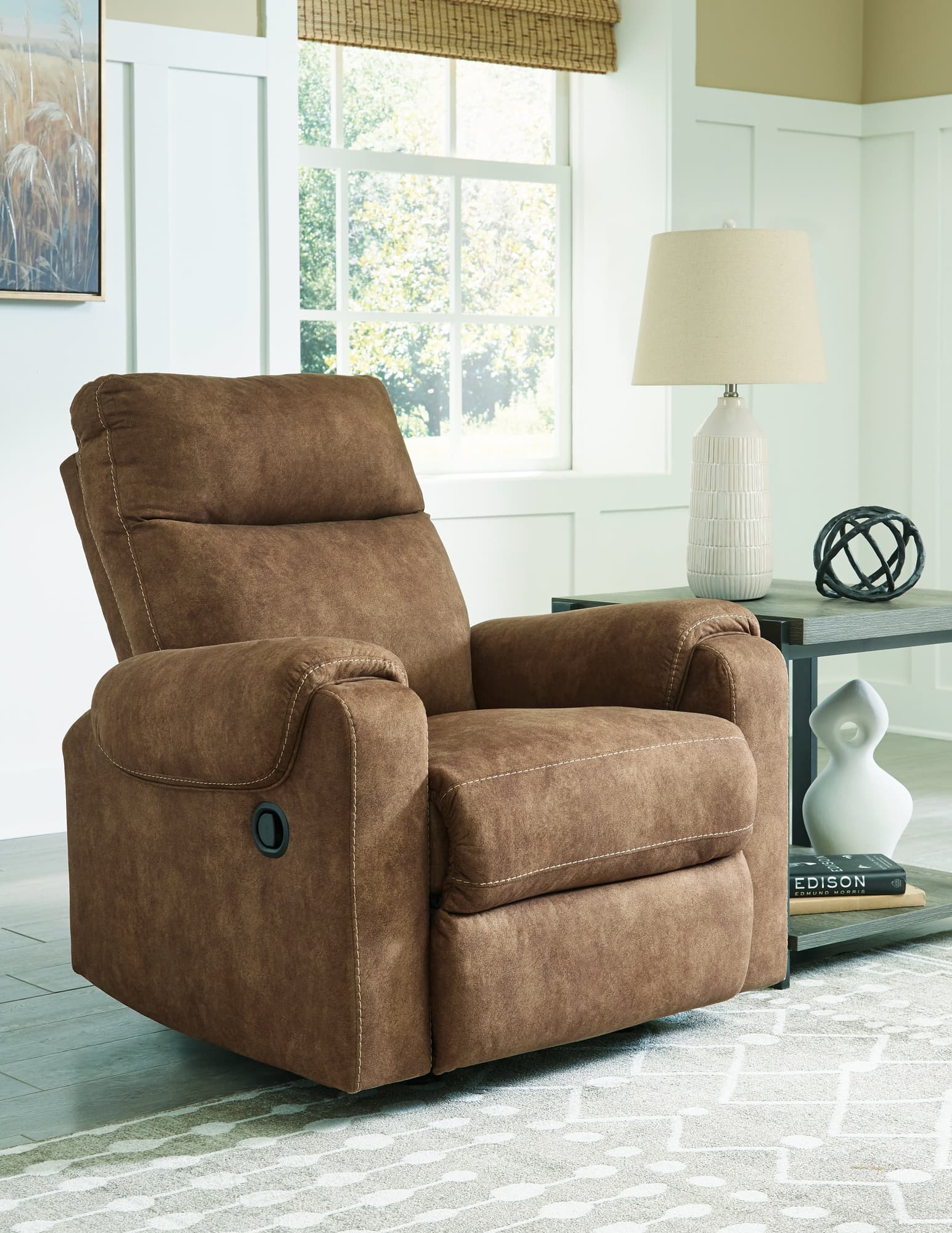 Edenwold Brindle Chenille Recliner chair main view