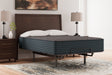 Gray 1200 Hybrid Queen Mattress angled front view