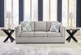 Evansley Pewter Nuvella® Sofa front view