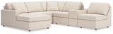 Modmax Oyster Nuvella® 6-Piece Sectional with Chaise main view