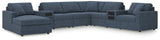 Main view of Modmax Ink Nuvella 8-Piece Sectional with Audio System and Chaise sofa