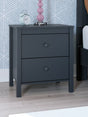 Simmenfort Navy Blue Nightstand front view