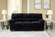 SimpleJoy Onyx Chenille Velvet Sofa front view