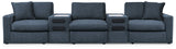 Modmax Ink 5-piece sectional sofa in Next-Gen Nuvella™ fabric, main view