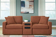 Modmax Spice performance fabric 3-piece sectional sofa front view