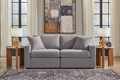Modmax Granite Next-Gen Nuvella™ 2-Piece Sectional Sofa front view