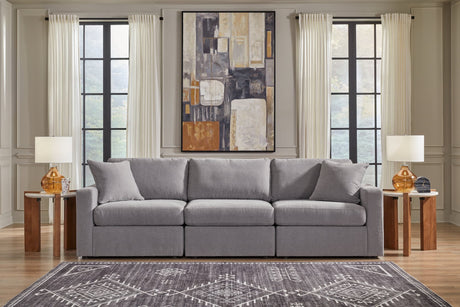 Main view of Modmax Granite Next-Gen Nuvella 3-Piece Sectional Sofa