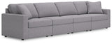 Modmax Granite 4-Piece Sectional Sofa front view