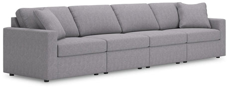 Modmax Granite 4-Piece Sectional Sofa front view