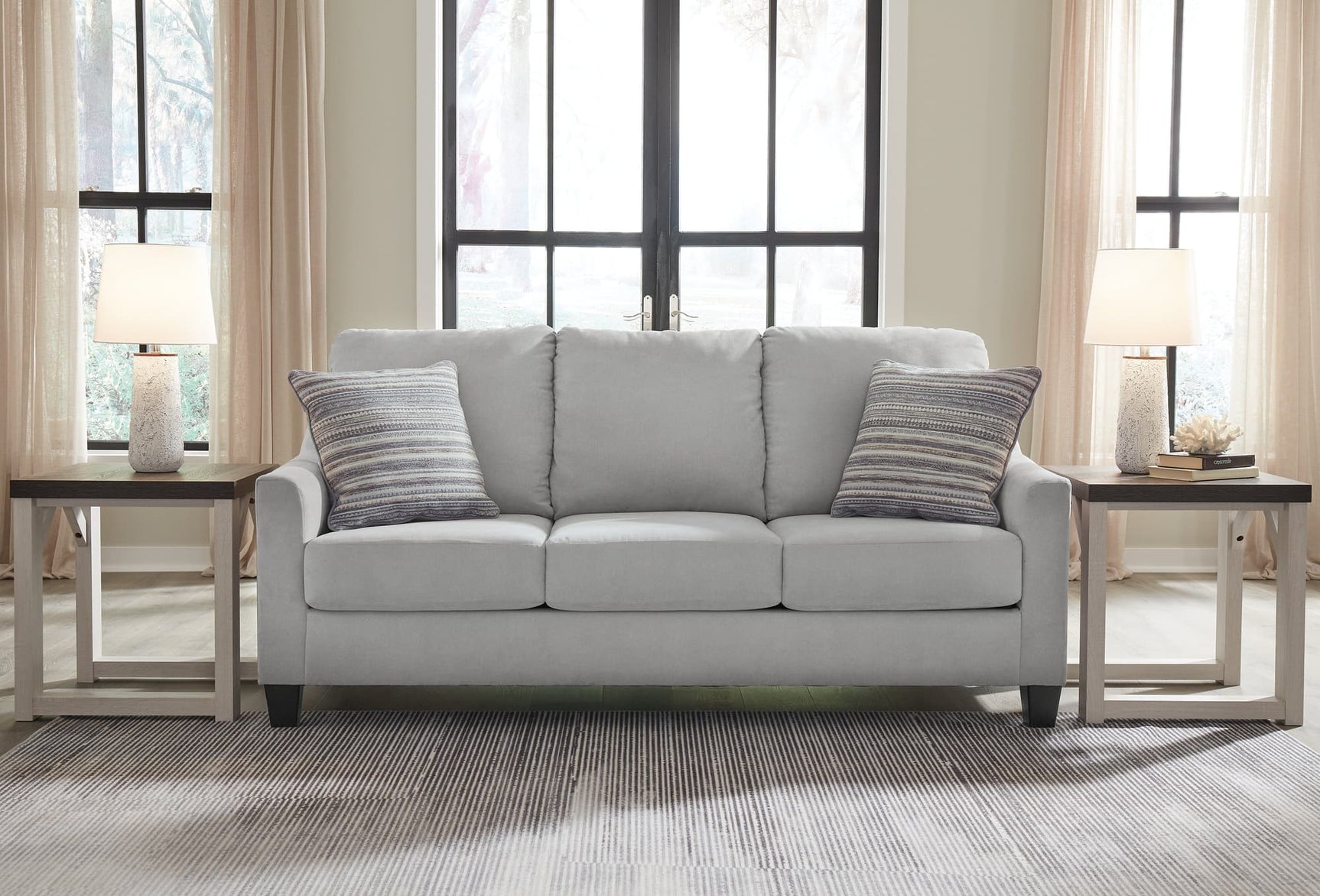 Adlai Shadow Chenille sofa main view