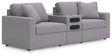 Main view of Modmax Granite Performance Fabric Next-Gen Nuvella 3-Piece Sectional Sofa