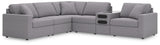 Modmax Granite performance fabric 6-piece sectional sofa main view