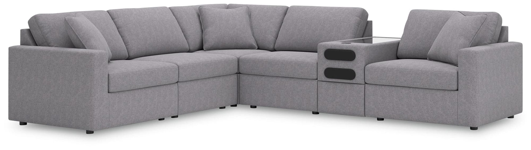 Modmax Granite performance fabric 6-piece sectional sofa main view