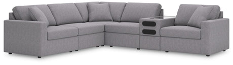 Modmax Granite performance fabric 6-piece sectional sofa main view