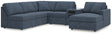 Modmax 6-Piece Sectional with Chaise in Ink Performance Fabric main view