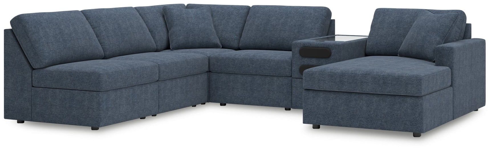 Modmax 6-Piece Sectional with Chaise in Ink Performance Fabric main view
