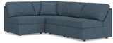 Main view of Modmax Ink Performance Fabric Next-Gen Nuvella 4-Piece Sectional Sofa
