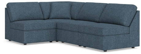 Main view of Modmax Ink Performance Fabric Next-Gen Nuvella 4-Piece Sectional Sofa