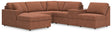 Front view of Modmax Spice 6-Piece Sectional Sofa with Chaise